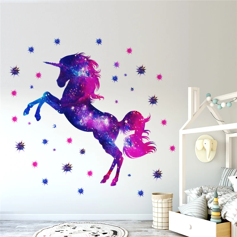 Cartoon Stars Outer Space Pattern Wall Sticker Unicorn Wall Stickers For Kids Children's Room Decoration Home Bedroom Wall Decor
Cartoon Stars Outer Space Pattern Wall Sticker Unicorn Wall Stickers For Kids Children's Room Decoration Home Bedroom Wall Decor