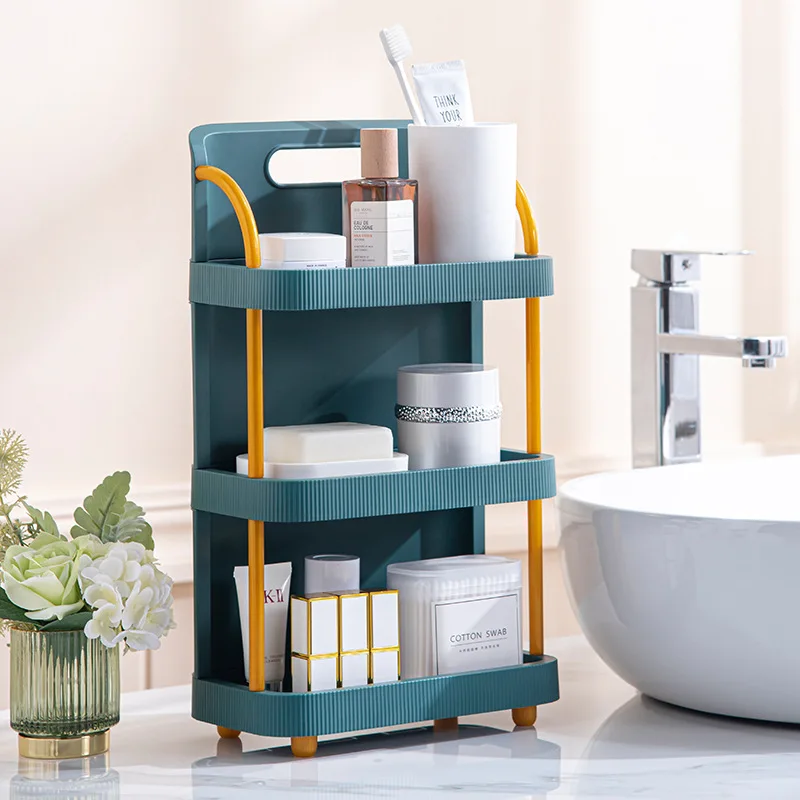 Kitchen Flooring Rack Multi-layer Mobile Portable Finishing Container Makeup Desktop Storage Rack Bathroom Dormitory Bedroom
Kitchen Flooring Rack Multi-layer Mobile Portable Finishing Container Makeup Desktop Storage Rack Bathroom Dormitory Bedroom