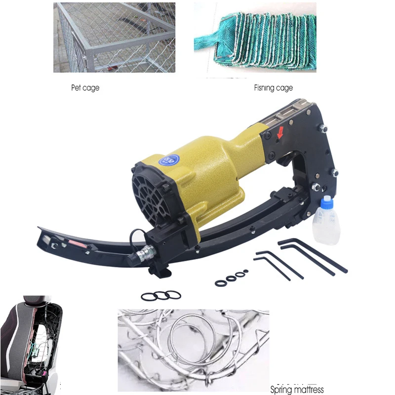 Ground Cage Fishing Net Fastener Clamp Gun M66 Pneumatic Clamp Gun Mattress Bed Net Cushion Clamp Clamp Gun
Ground Cage Fishing Net Fastener Clamp Gun M66 Pneumatic Clamp Gun Mattress Bed Net Cushion Clamp Clamp Gun
