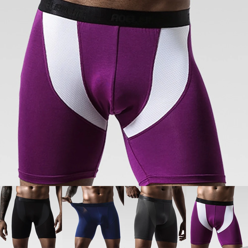L-5XL Sexy Men's Boxers Underwear Modal Panties Man Ice Silk Breathable Pouch Long Leg Underpants Male Boxershorts Plus Size
L-5XL Sexy Men's Boxers Underwear Modal Panties Man Ice Silk Breathable Pouch Long Leg Underpants Male Boxershorts Plus Size