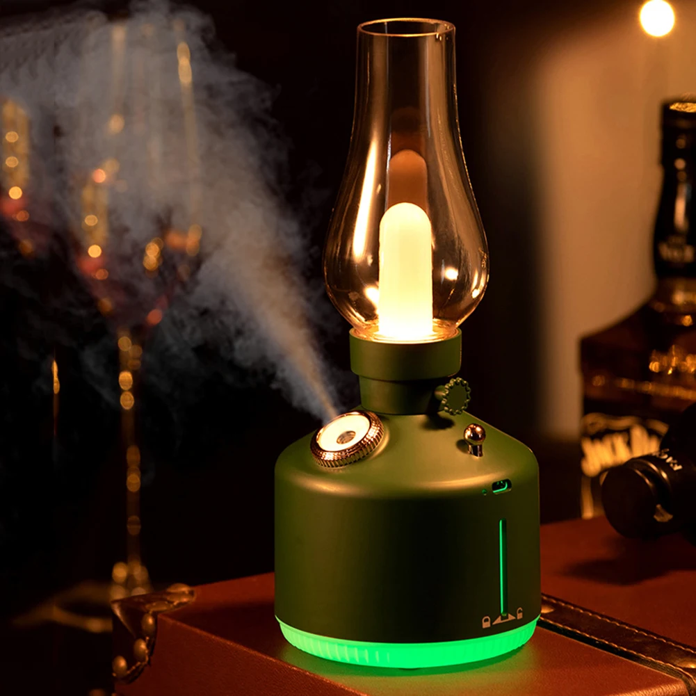 Retro Lamp Air Humidifier Wireless Aroma Diffuser Rechargeable Essential Oil Diffuser 7 Colors Lights Cool Mist Humidifier
Retro Lamp Air Humidifier Wireless Aroma Diffuser Rechargeable Essential Oil Diffuser 7 Colors Lights Cool Mist Humidifier