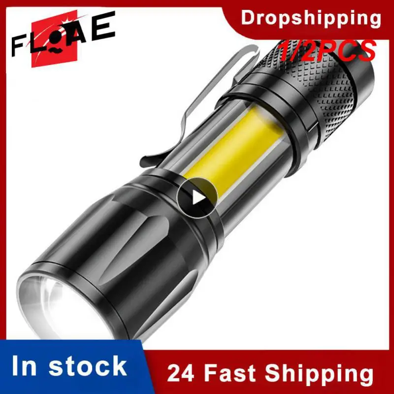 1/2PCS Portable rechargeable zoom led flashlight XP-G Q5 Lamp Lantern 2000Lumen Adjustable Penlight Waterproof mini Led
1/2PCS Portable rechargeable zoom led flashlight XP-G Q5 Lamp Lantern 2000Lumen Adjustable Penlight Waterproof mini Led