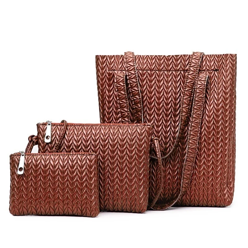 3pc/Set Women Handbag Large Capacity Female Bag Top-Handle Fashion Shoulder Bag Purse Ladies PU Leather Crossbody Bag
3pc/Set Women Handbag Large Capacity Female Bag Top-Handle Fashion Shoulder Bag Purse Ladies PU Leather Crossbody Bag