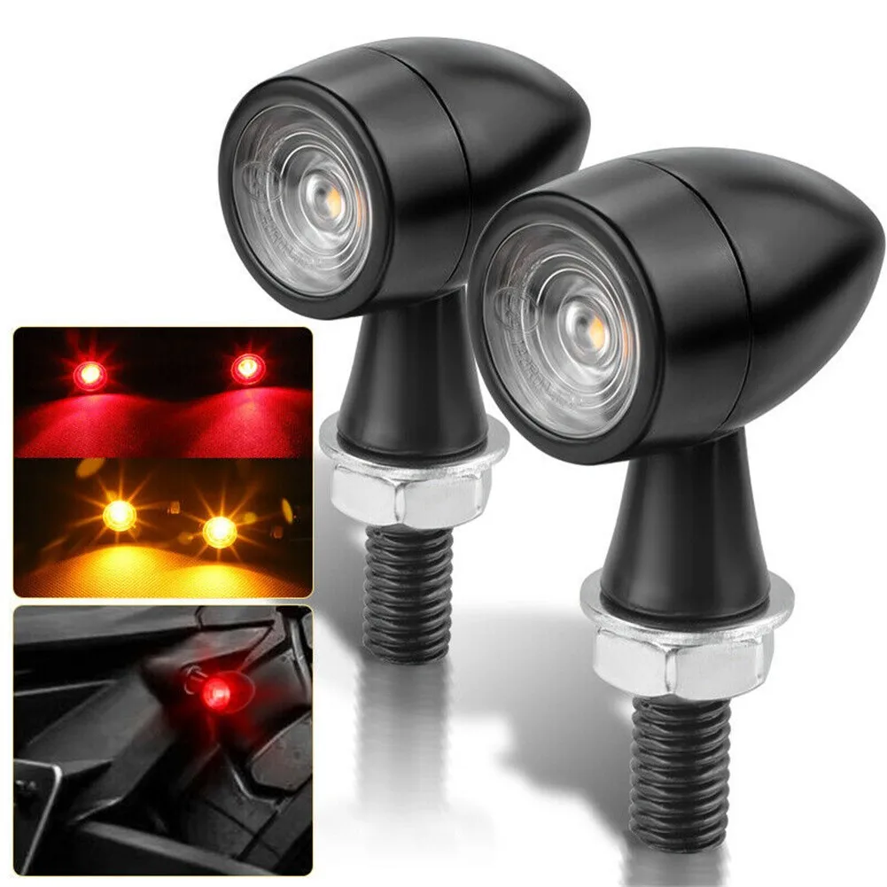 1 Pair Motorcycle LED Mini Turn Signal Indicator Brake Light Blinker For Straddling Locomotives Dirt Bike Turn Signal Lamp
1 Pair Motorcycle LED Mini Turn Signal Indicator Brake Light Blinker For Straddling Locomotives Dirt Bike Turn Signal Lamp