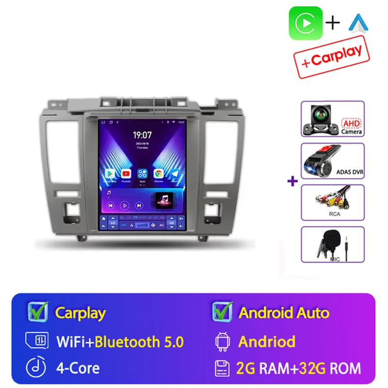 Авторадио для Nissan Tiida C11 2004-2013 для Tesla Вертикальный стиль Android 15, автомобильный радиоприемник, мультимедийный без DVD-плеер, 9,7 дюйма, головное устройство
Авторадио для Nissan Tiida C11 2004-2013 для Tesla Вертикальный стиль Android 15, автомобильный радиоприемник, мультимедийный без DVD-плеер, 9,7 дюйма, головное устройство