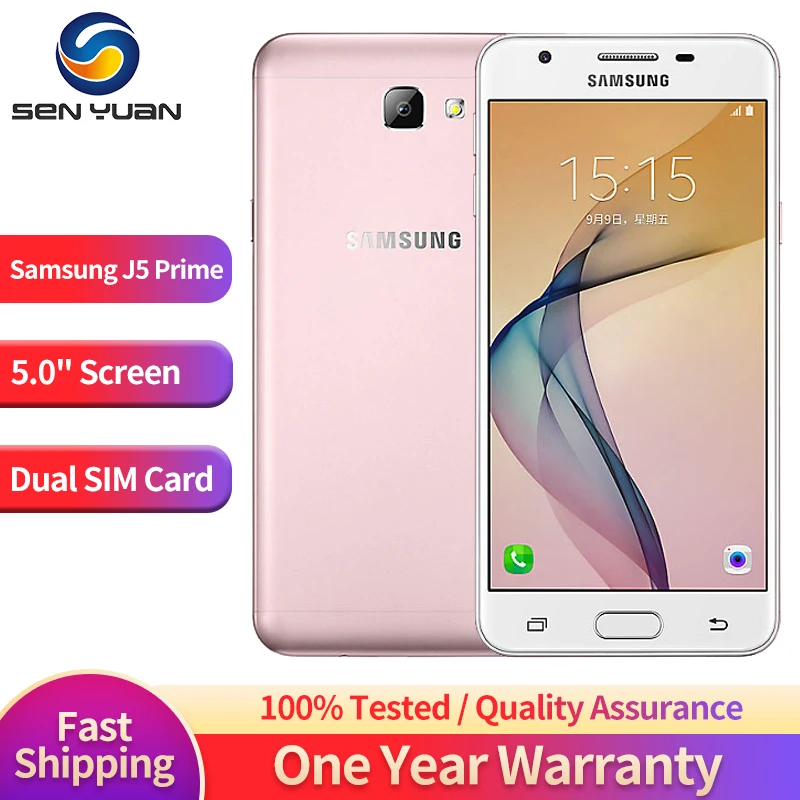 Оригинальный смартфон Samsung Galaxy J5 Prime G570F, 4G, телефон с двумя SIM-картами, экран 5,0 дюйма, 2 Гб ОЗУ 16 Гб ПЗУ, четырехъядерный процессор 13 МП + 5 МП
Оригинальный смартфон Samsung Galaxy J5 Prime G570F, 4G, телефон с двумя SIM-картами, экран 5,0 дюйма, 2 Гб ОЗУ 16 Гб ПЗУ, четырехъядерный процессор 13 МП + 5 МП