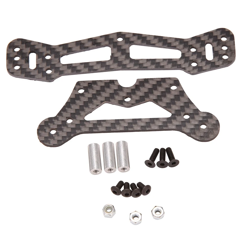 2Pcs Carbon Fiber Front Bumper Plate(Upper&Lower) For Tamiya TA05 TA05-R TA05-IFS RC Car Upgrade Parts
2Pcs Carbon Fiber Front Bumper Plate(Upper&Lower) For Tamiya TA05 TA05-R TA05-IFS RC Car Upgrade Parts