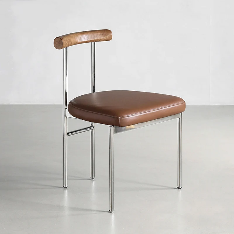 Nordic Metal Soft Chairs Kitchen Floor Cafe Luxury Leather Chair Modern Backrest Dining Room Sillas De Comedor Home Furniture
Nordic Metal Soft Chairs Kitchen Floor Cafe Luxury Leather Chair Modern Backrest Dining Room Sillas De Comedor Home Furniture