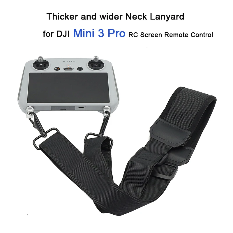 Neck / Shoulder Strap for DJI Mini 3 Pro RC Screen Remote Control Adjustable Wider Thicker Lanyard with Buckle Spare Parts
Neck / Shoulder Strap for DJI Mini 3 Pro RC Screen Remote Control Adjustable Wider Thicker Lanyard with Buckle Spare Parts