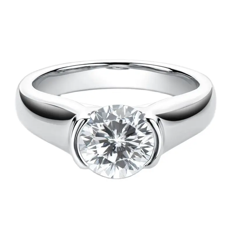 925 Silver Rings Women Engagement Jewelry 2 Ct Round Cut Moissanite Diamond Wedding Finger Flower Rings Gift
925 Silver Rings Women Engagement Jewelry 2 Ct Round Cut Moissanite Diamond Wedding Finger Flower Rings Gift
