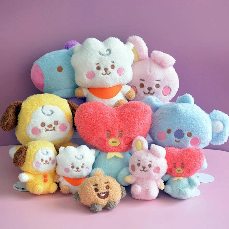 

20Cm Bt21 Kawaii Plush Toy Bts Kpop Stuffed Animals Plushie Doll Bt21 Anime Peripheral Bangtan Boys Plush Toys Girls Kids Gifts