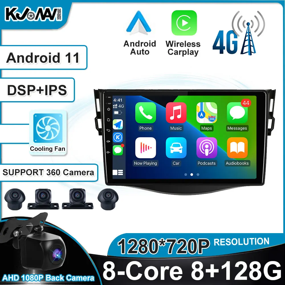 9" Android 11.0 4G+WiFi Car Radio Multimidia Video Player Navigation GPS For Toyota RAV4 Rav 4 2005-2013 Head Unit NO DVD
9" Android 11.0 4G+WiFi Car Radio Multimidia Video Player Navigation GPS For Toyota RAV4 Rav 4 2005-2013 Head Unit NO DVD