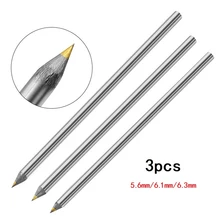 Carbide Scriber Pencil Alloy Scribe Pen Metal Wood Glass Tile Carving Cutting Marker Pencil Woodworking Single Head Marking Tool