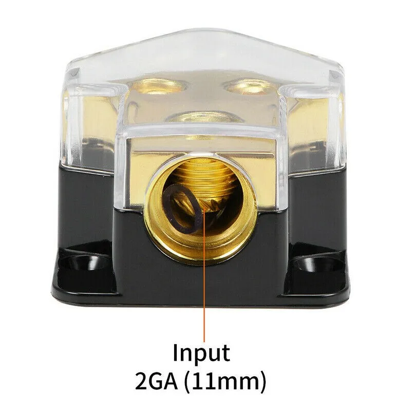 1PC ///////////2 Way Car Power Distribution Block Power/Ground Splitter 0/4gauge AWG For Car Aud WH Interior Car Accessories
1PC ///////////2 Way Car Power Distribution Block Power/Ground Splitter 0/4gauge AWG For Car Aud WH Interior Car Accessories