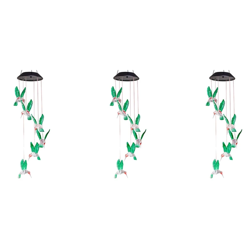 3X LED Solar Hummingbird Wind Chimes Mothers Day Birthday Women Grandma Best Gifts Indoor Outdoor Decor Yard Decorations
3X LED Solar Hummingbird Wind Chimes Mothers Day Birthday Women Grandma Best Gifts Indoor Outdoor Decor Yard Decorations