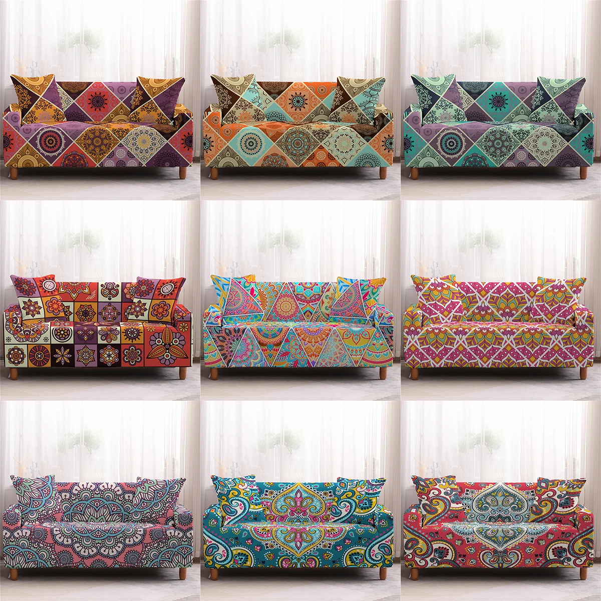 Boho Style Stretch Armrest Sofa Towel Mandala Pattern Anti-dirty Elastic Sofa Slipcover Washable Furniture Protector Home Decor
Boho Style Stretch Armrest Sofa Towel Mandala Pattern Anti-dirty Elastic Sofa Slipcover Washable Furniture Protector Home Decor