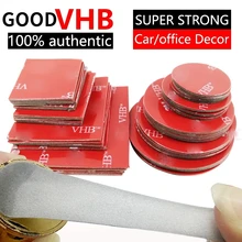 Super Strong VHB Double Sided Tape Waterproof No Trace Round Self Adhesive Acrylic Pad Two Sides Sticky For Home/Car