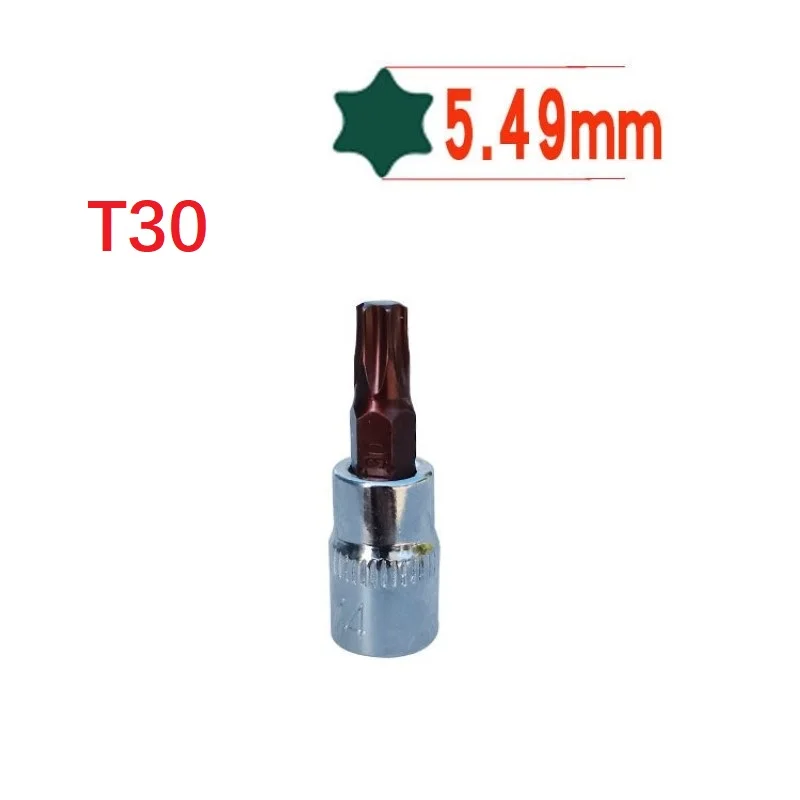 1Pcs Torx Screwdriver Bits 1/4 Inch Drive Socket Hand Tools Torx Head Screwdriver Bits T10 T15 T20 T25 T27 T30 T40
1Pcs Torx Screwdriver Bits 1/4 Inch Drive Socket Hand Tools Torx Head Screwdriver Bits T10 T15 T20 T25 T27 T30 T40