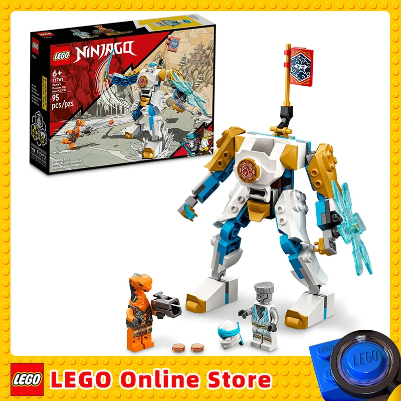 

LEGO & Ninjago Zane’s Power Up Mech EVO 71761 Building Toy Set for Kids, Boys, and Girls Ages 6+ Birthday Gift (95 Pieces)
