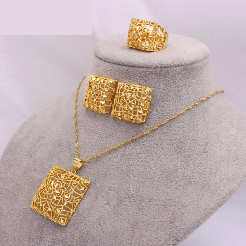 New RoseL Arabian Bridal wedding jewelry set Women wear necklace earrings ring set Middle East High quality Dubai Saudi Arabia
New RoseL Arabian Bridal wedding jewelry set Women wear necklace earrings ring set Middle East High quality Dubai Saudi Arabia