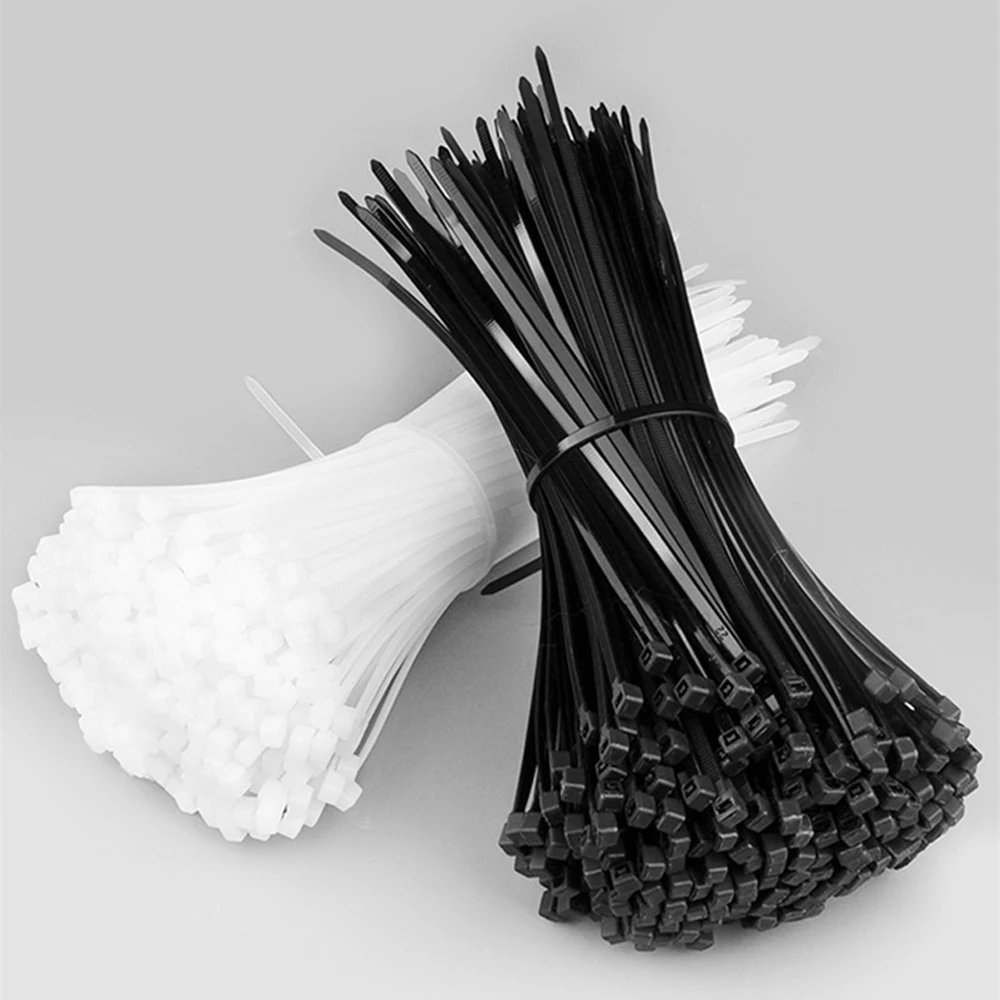 Self-locking Plastic Nylon Cable Tie 100 Pieces Black 3.5mmx150mm Cable Tie Fastening Ring Industrial Cable Tie Set Black White
Self-locking Plastic Nylon Cable Tie 100 Pieces Black 3.5mmx150mm Cable Tie Fastening Ring Industrial Cable Tie Set Black White