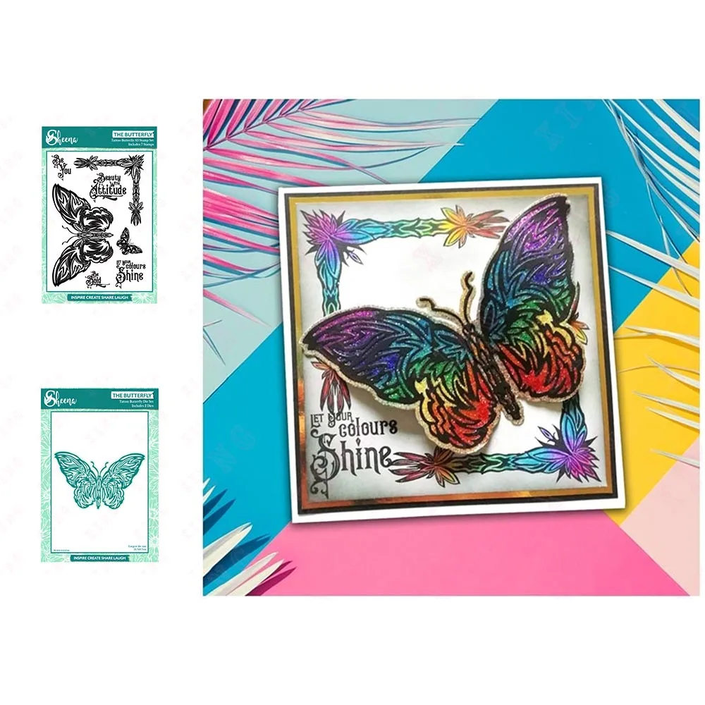 New Metal Cutting Dies Stamps Set the Tattoo Butterfly Mold 2023 Diy Scrapbook Craft Handmade Album Decoration Embossing Cut Die
New Metal Cutting Dies Stamps Set the Tattoo Butterfly Mold 2023 Diy Scrapbook Craft Handmade Album Decoration Embossing Cut Die
