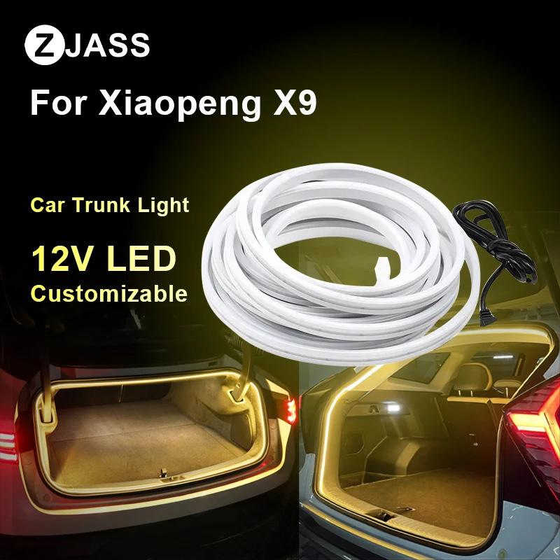 Гибкая светодиодная лента для багажника автомобиля Xiaopeng X9 модифицированное