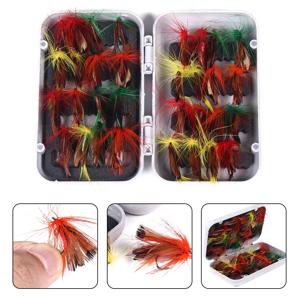 32pcs/Set Insects Flies Fly Fishing Lures Bait High Carbon Steel Hook Fish Tackle With Super Sharpened Crank Hook Perfect Decoy
32pcs/Set Insects Flies Fly Fishing Lures Bait High Carbon Steel Hook Fish Tackle With Super Sharpened Crank Hook Perfect Decoy