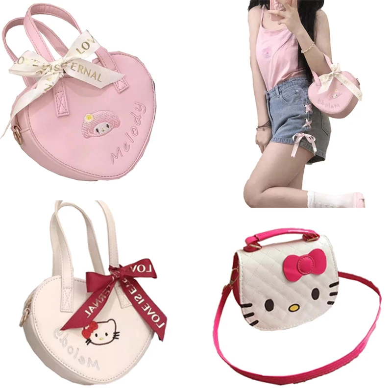 Kawaii Sanrios Backpack Cute Hellow Kitty Kuromi My Melody Cartoon Anime Pu Messenger Bag Underarm Bag Plush Toys for Girls Gift
Kawaii Sanrios Backpack Cute Hellow Kitty Kuromi My Melody Cartoon Anime Pu Messenger Bag Underarm Bag Plush Toys for Girls Gift