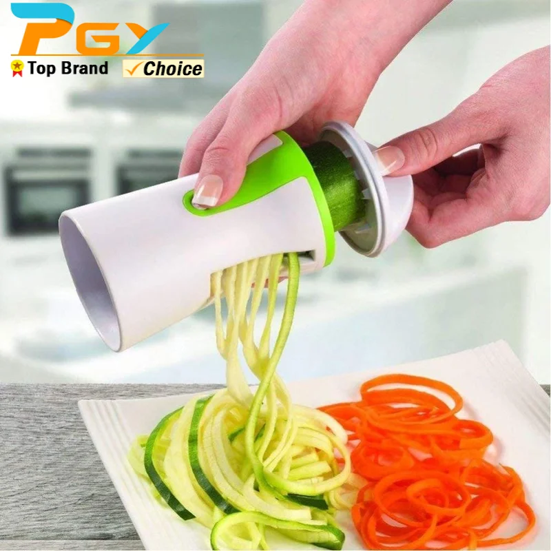 Portable Spiralizer Vegetable Slicer Handheld Spiralizer Peeler Stainless Steel Spiral Slicer for Potatoes Zucchini Spaghetti
Portable Spiralizer Vegetable Slicer Handheld Spiralizer Peeler Stainless Steel Spiral Slicer for Potatoes Zucchini Spaghetti