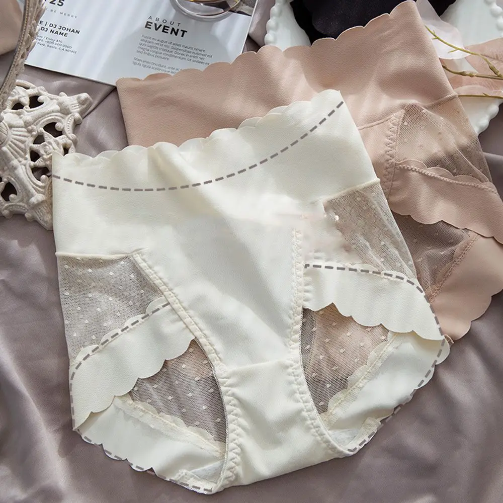 Elastic Solid Color Fashion Ice Silk Panties Underpants Breathable Lady Briefs Women Underwear Middle Waist Mesh Lingerie
Elastic Solid Color Fashion Ice Silk Panties Underpants Breathable Lady Briefs Women Underwear Middle Waist Mesh Lingerie