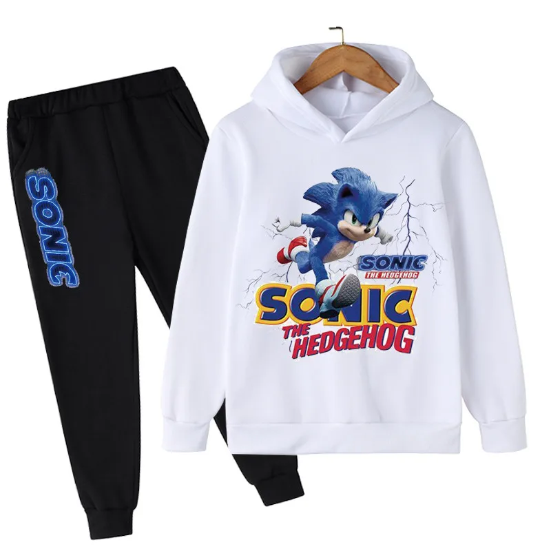 2022 New Fashion Sonic Hoodies Sets Boys Girls Sweatshirts Trousers Clothes Outfits Spring Autumn Cartoon Casual Clothing Suits
2022 New Fashion Sonic Hoodies Sets Boys Girls Sweatshirts Trousers Clothes Outfits Spring Autumn Cartoon Casual Clothing Suits