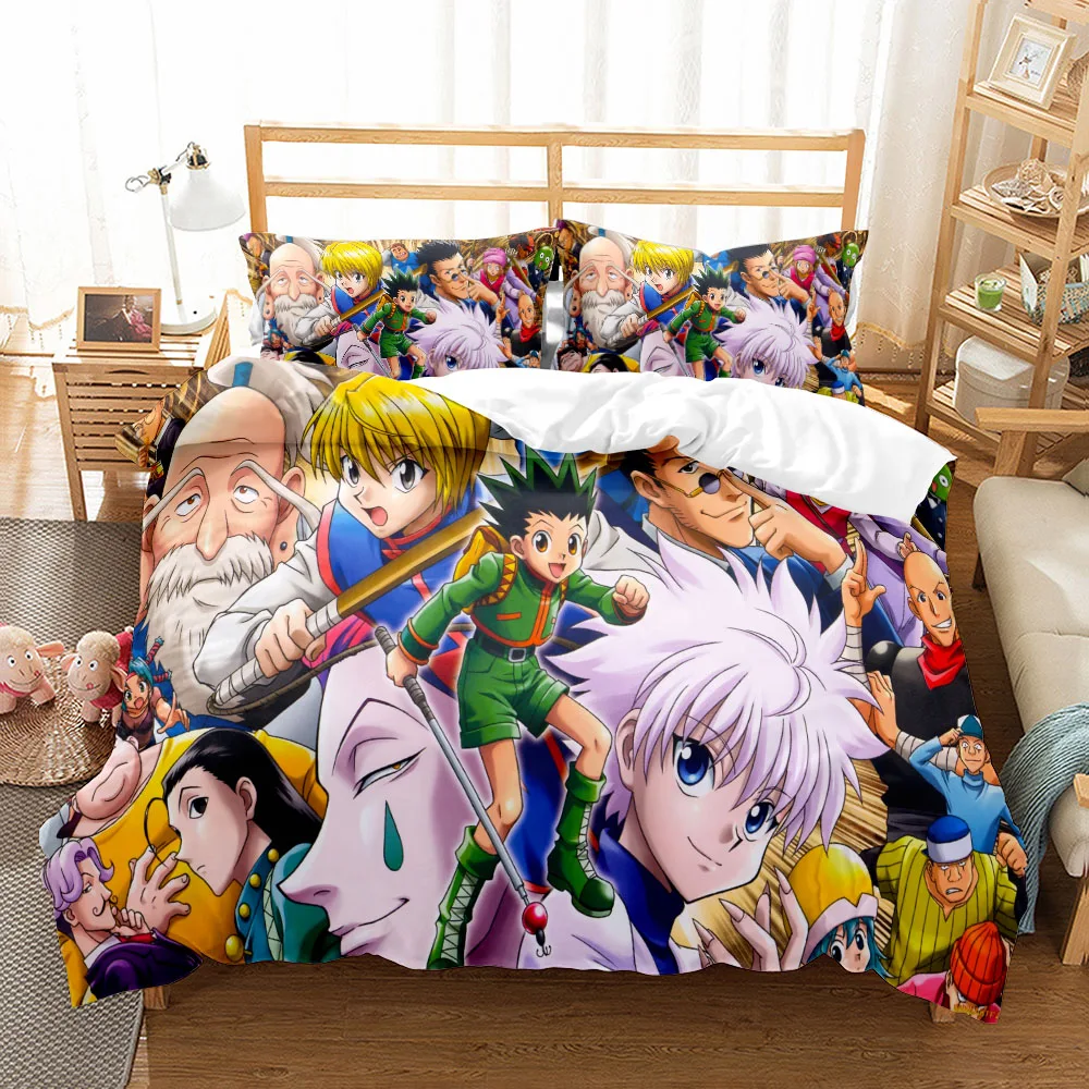 Anime Hunter x Hunter Bedding Set King Queen Double Full Twin Single Size Bed Linen Set
Anime Hunter x Hunter Bedding Set King Queen Double Full Twin Single Size Bed Linen Set