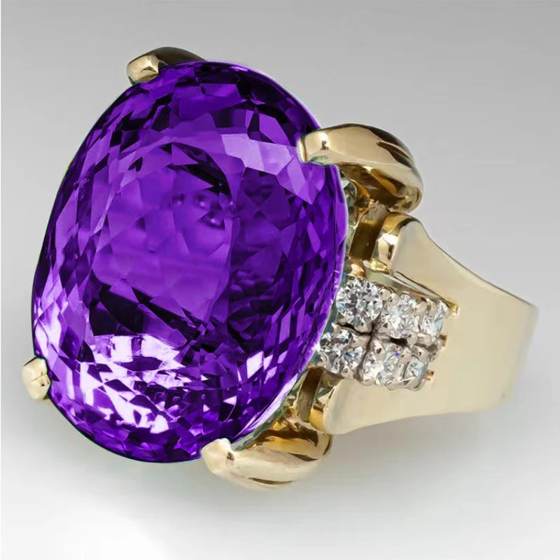 New Fashion Women Oval Purple Crystal Wedding Engagement Ring Set Rhinestone High Quality Party Fashion Jewelry Wholesale
New Fashion Women Oval Purple Crystal Wedding Engagement Ring Set Rhinestone High Quality Party Fashion Jewelry Wholesale