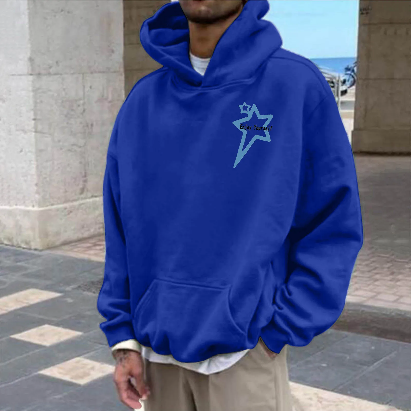 Men's Autumn And Winter Fashion Patterns Print Sports Drawstring Hooded Sweatshirt Casual Loose Long Sleeve Pullover Sweatshirt
Men's Autumn And Winter Fashion Patterns Print Sports Drawstring Hooded Sweatshirt Casual Loose Long Sleeve Pullover Sweatshirt