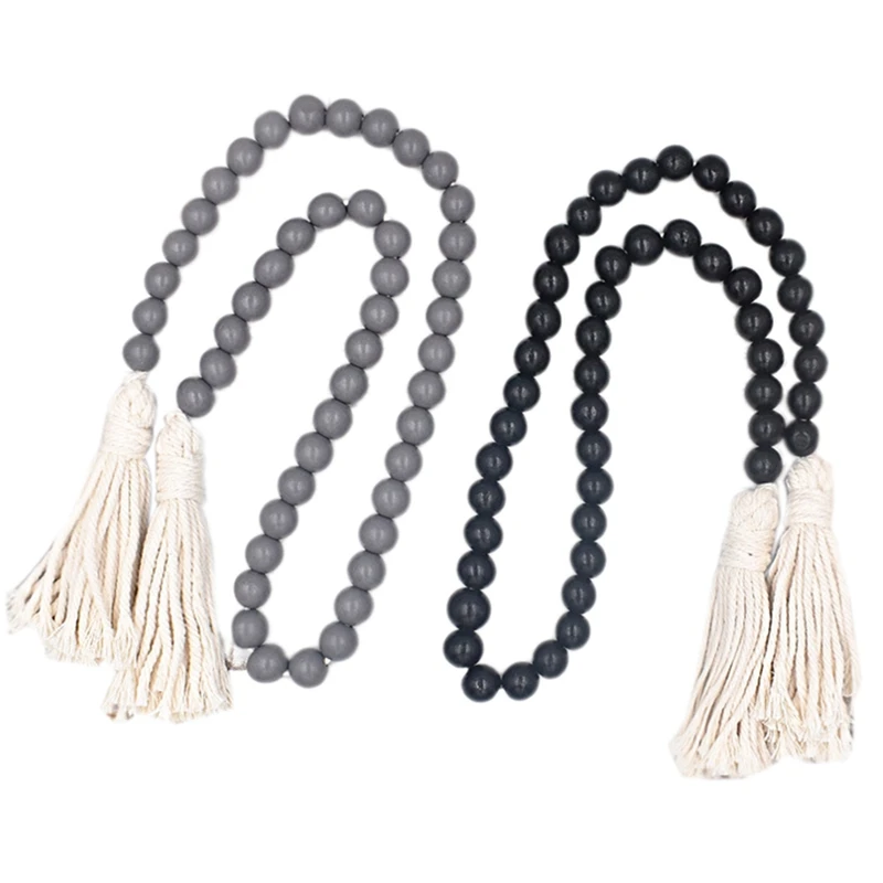 2 Pcs Creative Cotton Rope Tassel Beaded Farmhouse Beads Country Decoration Bohemian Beads Wall Hanging Decoration 96CM
2 Pcs Creative Cotton Rope Tassel Beaded Farmhouse Beads Country Decoration Bohemian Beads Wall Hanging Decoration 96CM