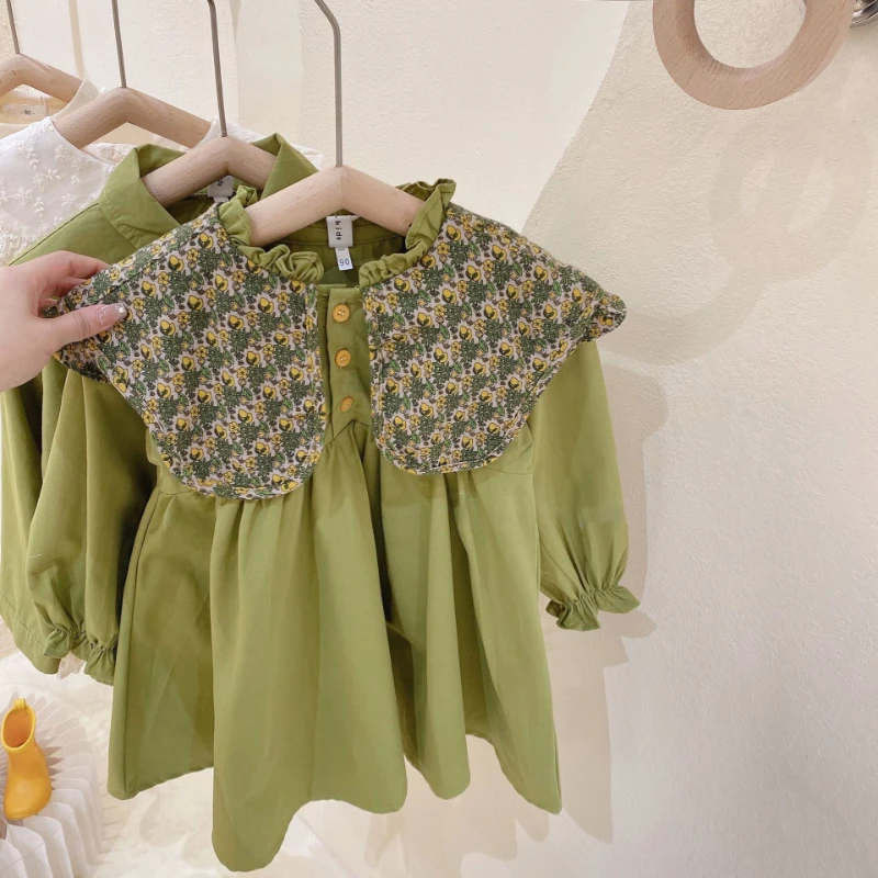 Girls Long Costumes Autumn Dress Dresses Patchwork Party Dress Spring Korean Fashion For Girls Casual Kids Princess Sleeve 
Girls Long Costumes Autumn Dress Dresses Patchwork Party Dress Spring Korean Fashion For Girls Casual Kids Princess Sleeve