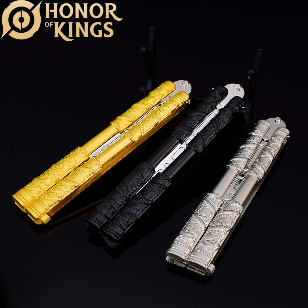 

Honor of Kings Game Weapon Wukong Butterfly Knife 20cm Katana Sword Katana Sword Samurai Royal Japanese Katana Toys for Boys