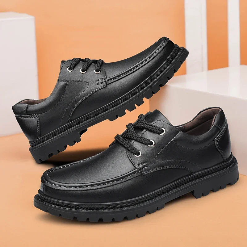 Men's Large Business Casual genuine Leather Shoes Lace Up Comfortable Dress Shoes Breathable Durable Versatile Workwear Shoes
Men's Large Business Casual genuine Leather Shoes Lace Up Comfortable Dress Shoes Breathable Durable Versatile Workwear Shoes