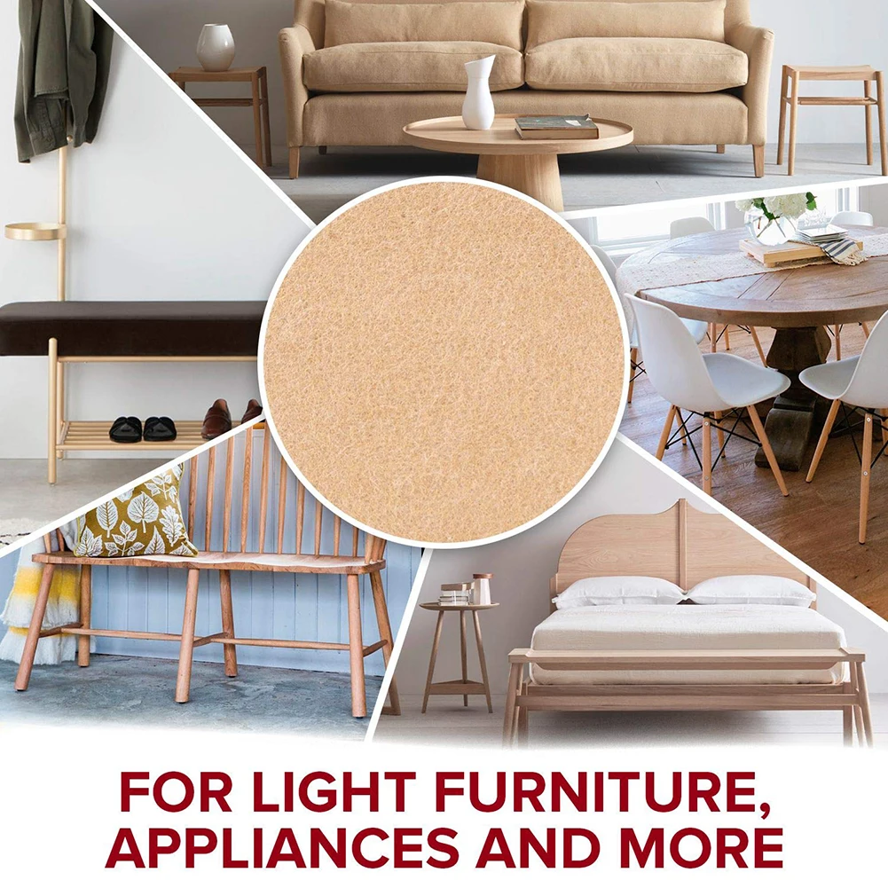 100PCS Felt Chair Leg Pads 15/19mm Thick Floor Scratch Protector Mat Mute Non-slip Self Adhesive DIY Furniture Accessories
100PCS Felt Chair Leg Pads 15/19mm Thick Floor Scratch Protector Mat Mute Non-slip Self Adhesive DIY Furniture Accessories