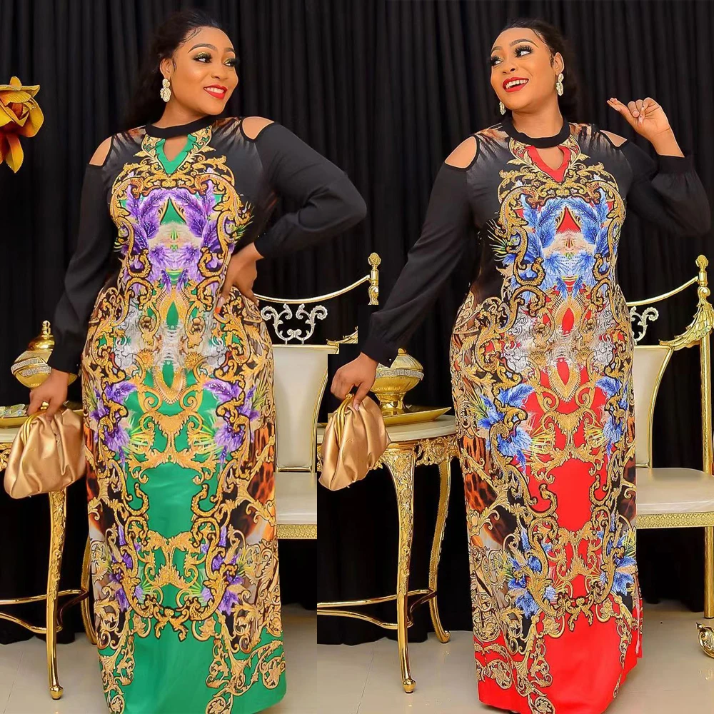 African Dresses For Women Traditional Dashiki Plus Size Boubou Wedding Party Long Sleeve Gown Turkey Robe Femme Africainne
African Dresses For Women Traditional Dashiki Plus Size Boubou Wedding Party Long Sleeve Gown Turkey Robe Femme Africainne