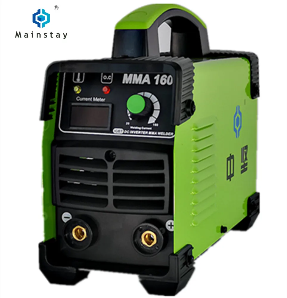 IGBT inverter DC small portable Anti-sitck manual metal arc welder MMA160 cheap arc welding machine ZX7250
IGBT inverter DC small portable Anti-sitck manual metal arc welder MMA160 cheap arc welding machine ZX7250