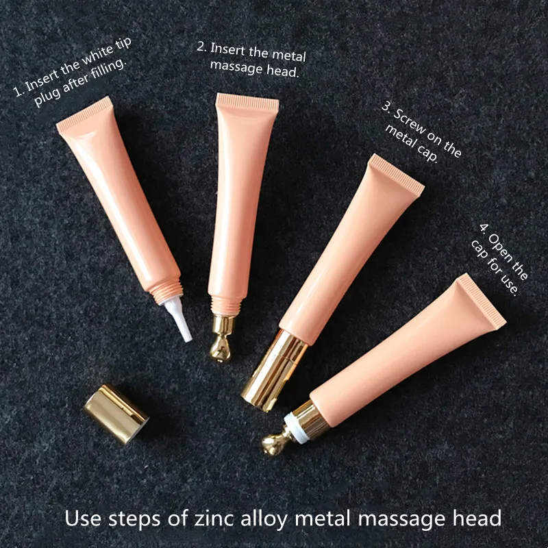10-100pcs Empty 20ml Squeeze Soft Tube Zinc Alloy Massage Head Hose Sample Bottle Eye Cream Lip Gloss Lotion Cosmetic Container
10-100pcs Empty 20ml Squeeze Soft Tube Zinc Alloy Massage Head Hose Sample Bottle Eye Cream Lip Gloss Lotion Cosmetic Container