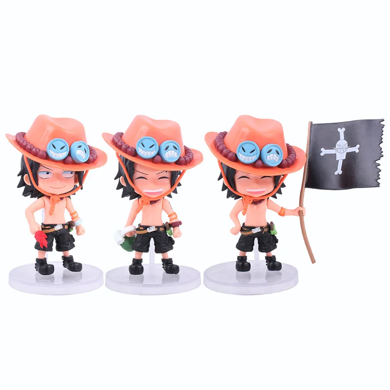 3pcs/set One Piece Q Version Portgas D Ace Action Figures Car Ornaments 11.5CM PVC Collection Desktop Toys Gift Figma
3pcs/set One Piece Q Version Portgas D Ace Action Figures Car Ornaments 11.5CM PVC Collection Desktop Toys Gift Figma