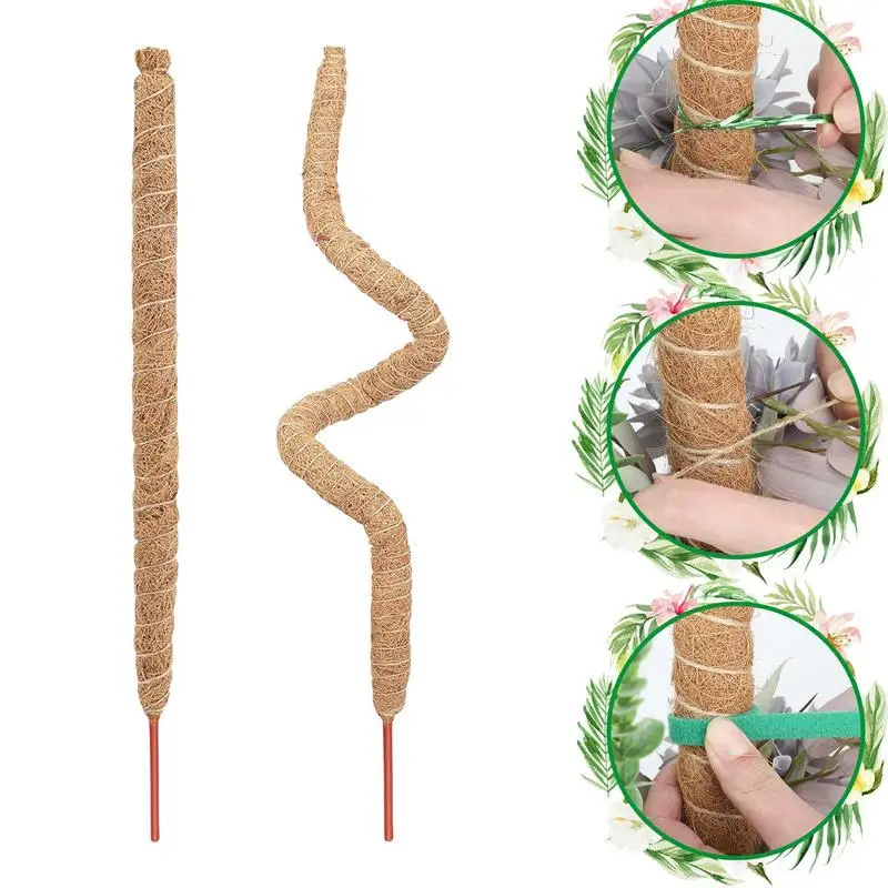 Plant Moss Coir Pole Bendable Plants Climbing Support Extension Palm Vines Stick Indoor Balcony Garden Courtyard Flower Decor
Plant Moss Coir Pole Bendable Plants Climbing Support Extension Palm Vines Stick Indoor Balcony Garden Courtyard Flower Decor
