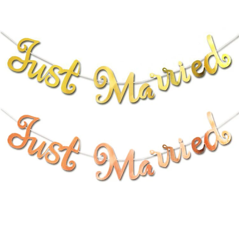 Rose Gold Just Married Letter Banners Glitter Mirror Hanging Bunting Garland Wedding Decorations Adult Engagement Party Supplies
Rose Gold Just Married Letter Banners Glitter Mirror Hanging Bunting Garland Wedding Decorations Adult Engagement Party Supplies