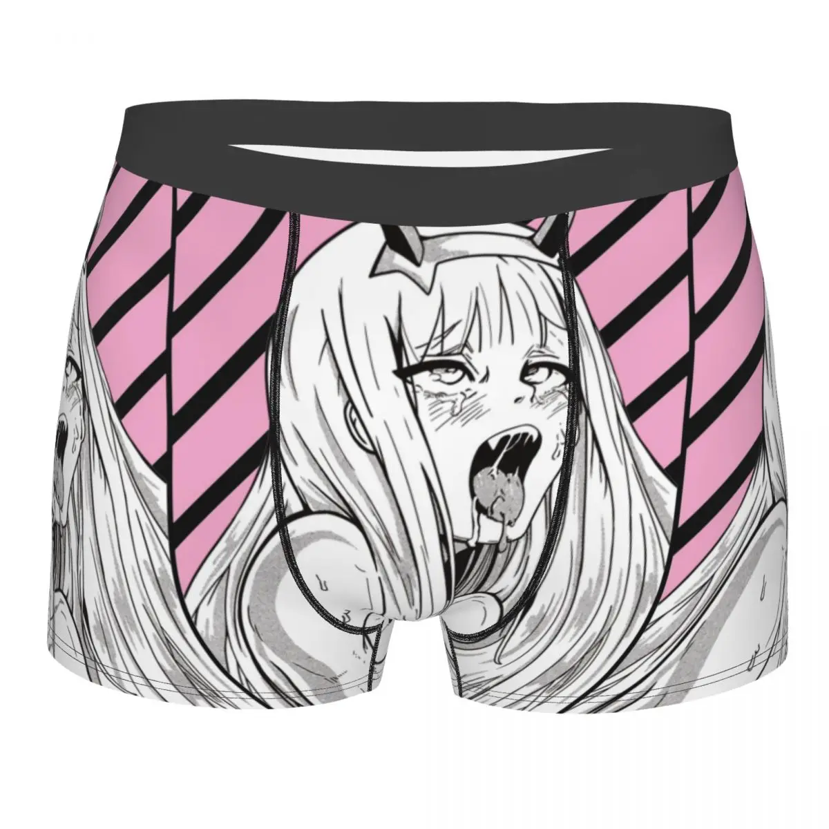 Милое Мужское нижнее белье Darling In The Franxx, шорты-боксеры Zero Two, трусы, новинка, мужские трусы из полиэстера
Милое Мужское нижнее белье Darling In The Franxx, шорты-боксеры Zero Two, трусы, новинка, мужские трусы из полиэстера