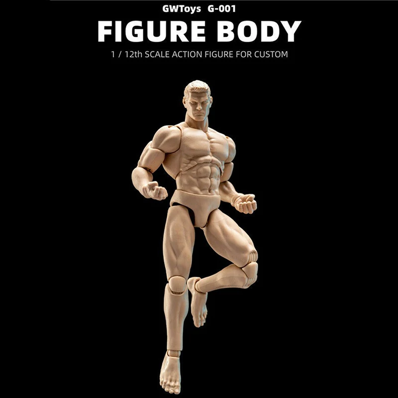 GWToys G001 1/12 Scale Male Flexible Muscular Super Strong Seamless Body Fit 6" Action Figure Doll
GWToys G001 1/12 Scale Male Flexible Muscular Super Strong Seamless Body Fit 6" Action Figure Doll