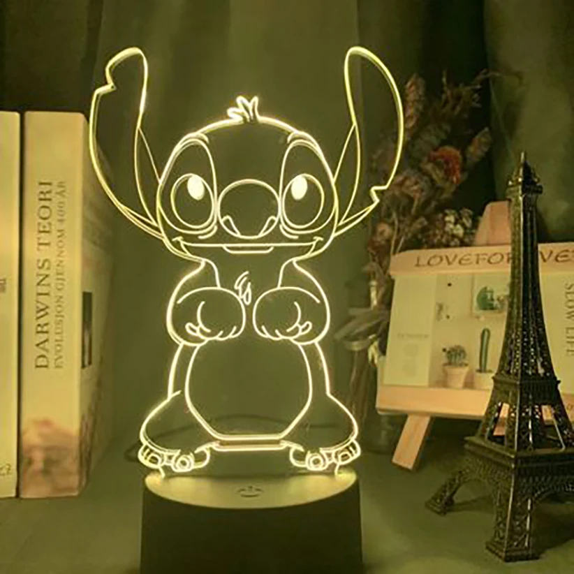 Disney 3D Led Night Light Model Toys LILO & STITCH Figures Children Bed Room Decor Birthday&Christmas Gift for Kids
Disney 3D Led Night Light Model Toys LILO & STITCH Figures Children Bed Room Decor Birthday&Christmas Gift for Kids