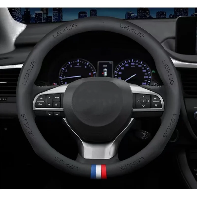 Car PU leather steering wheel Cover 38cm For Lexus ES200 ES300 LS500h NX200 RX300 CT200h LX570 IS300 GX400 GS300 Car Accessories
Car PU leather steering wheel Cover 38cm For Lexus ES200 ES300 LS500h NX200 RX300 CT200h LX570 IS300 GX400 GS300 Car Accessories
